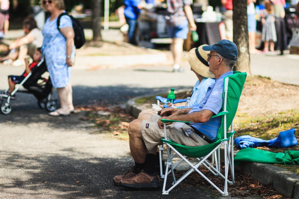 People at a parade